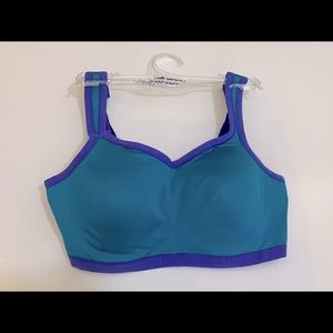 NEW Natori Turquoise Underwire Yogi Sports Bra 34B